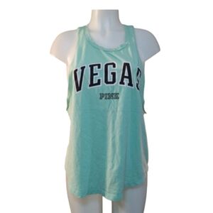 Size S Pink Victoria's secret Vegas logo tank top